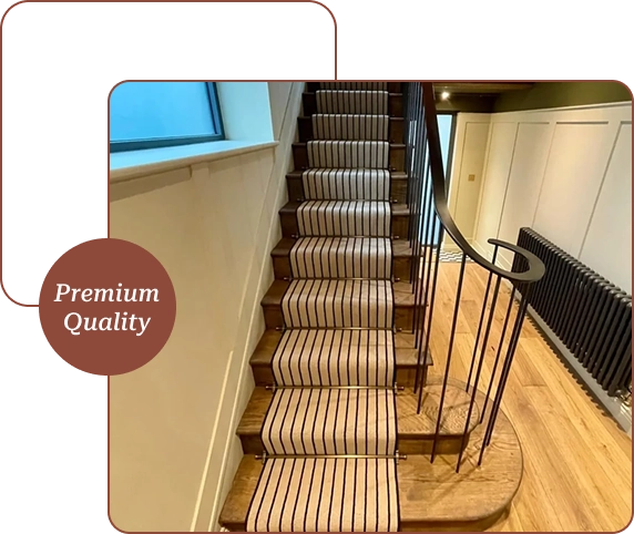 Custom made stair carpet in dubai